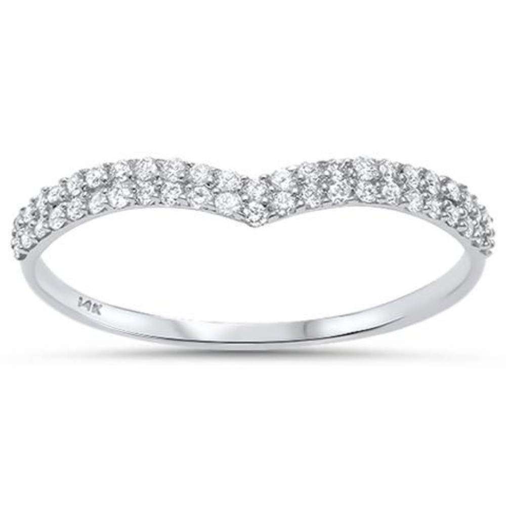 white gold diamond band